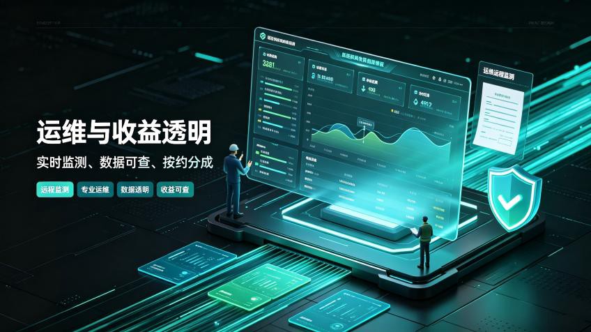 项目建成后，设备谁来维护？收益如何保证透明和可查？